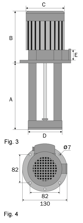 Handpumpe PISA IN/OUT 350ml.